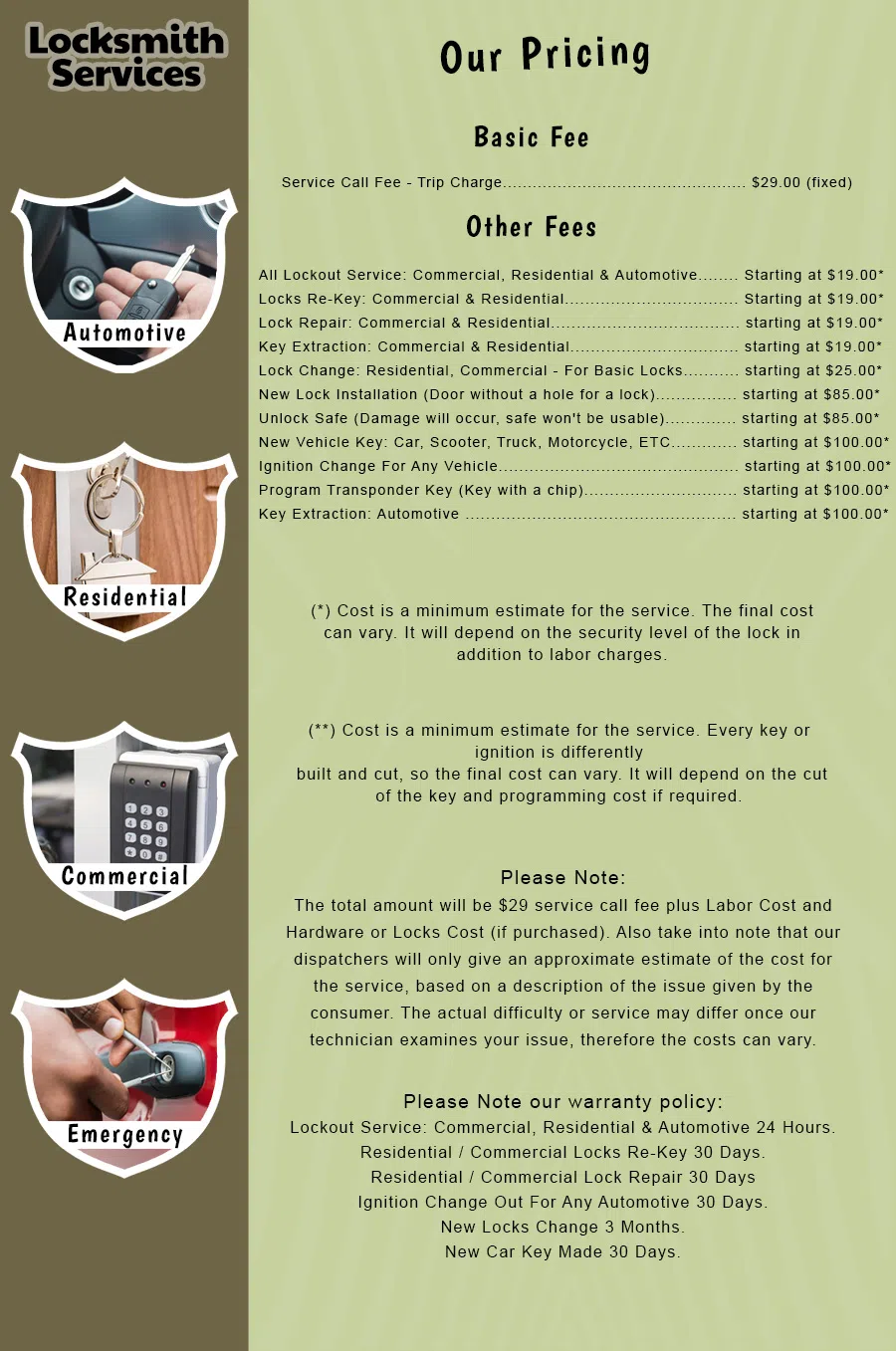 West Palm Beach Galaxy Locksmith West Palm Beach, FL 561-692-4197